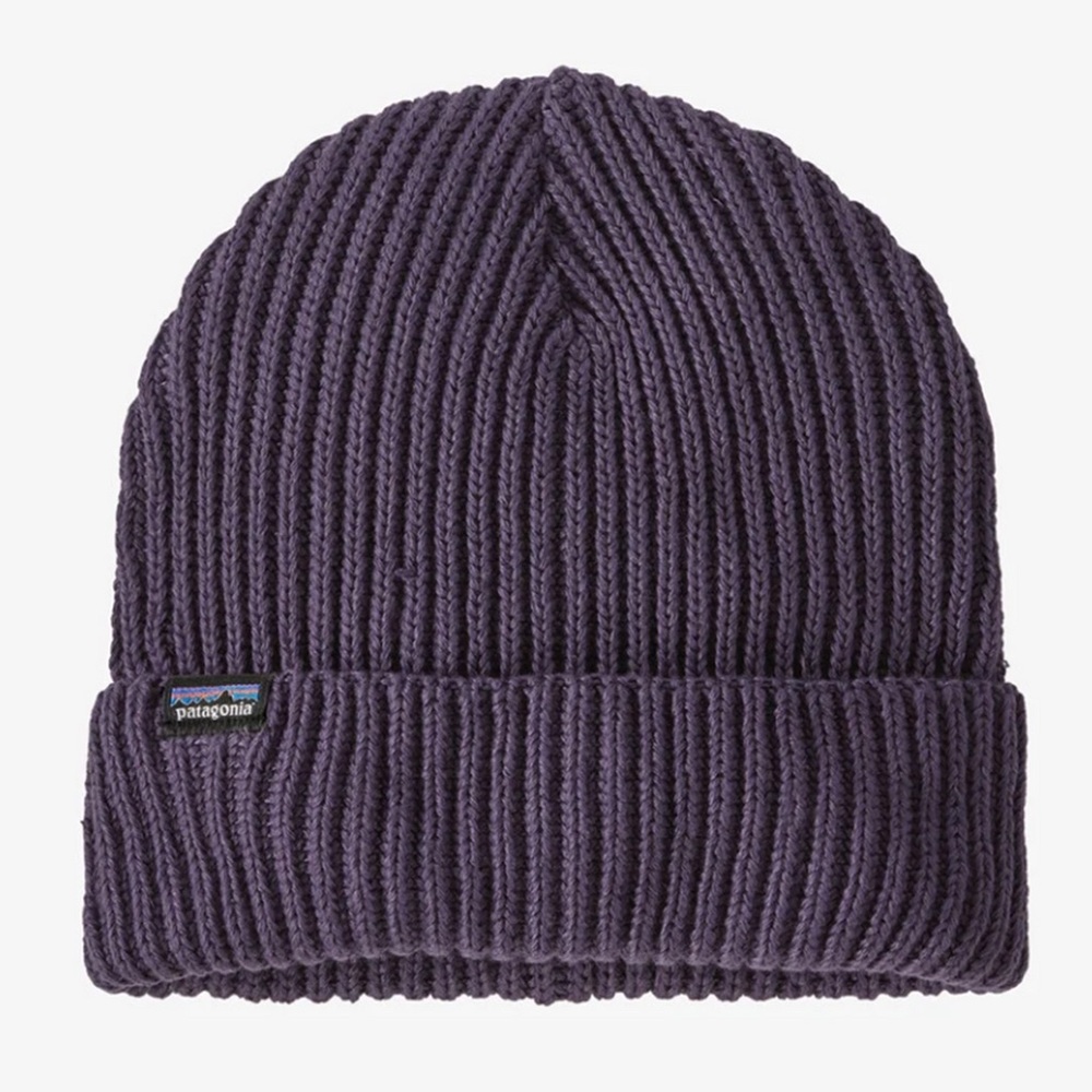 Patagonia Ribbed Knit Beanie in Purple